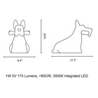 Scottie LED Portable Table Lamp