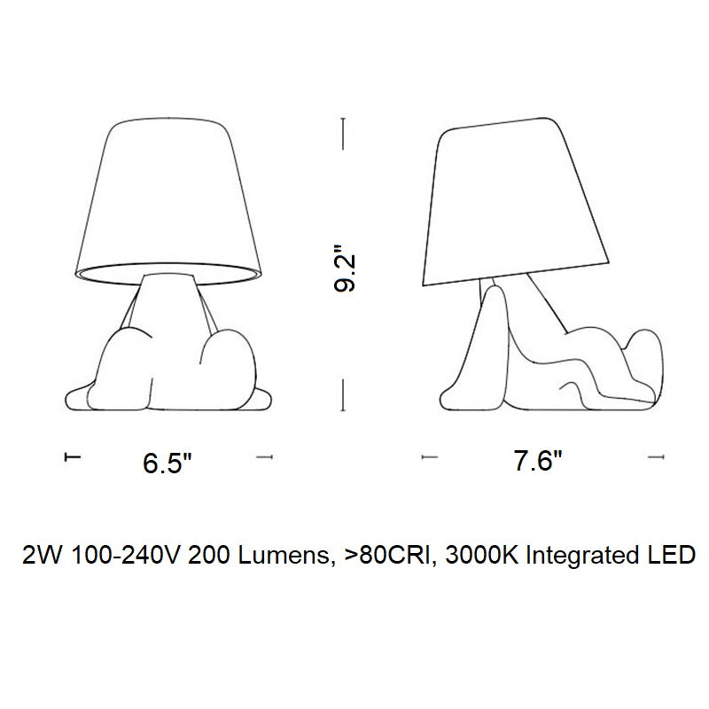 Sweet Brothers LED Portable Table Lamp