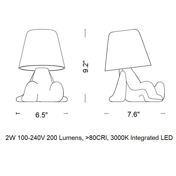 Sweet Brothers LED Portable Table Lamp