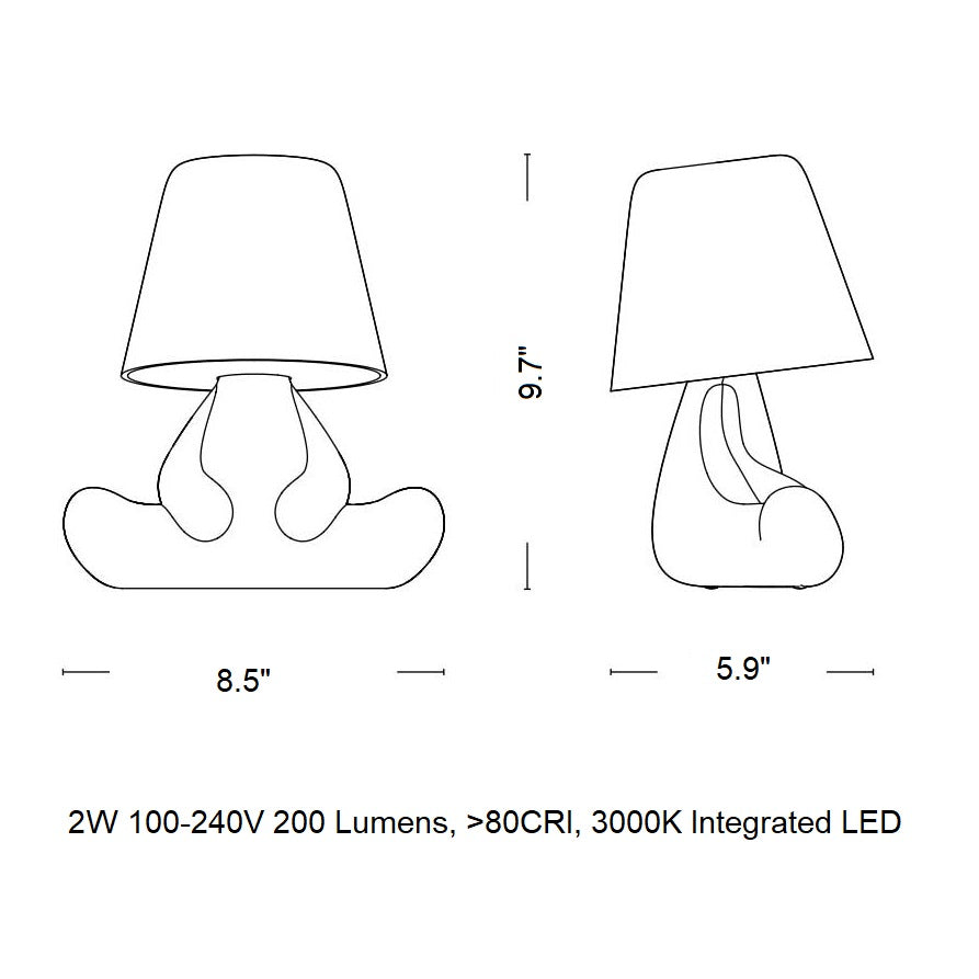 Sweet Brothers LED Portable Table Lamp