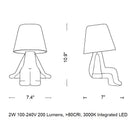 Sweet Brothers LED Portable Table Lamp