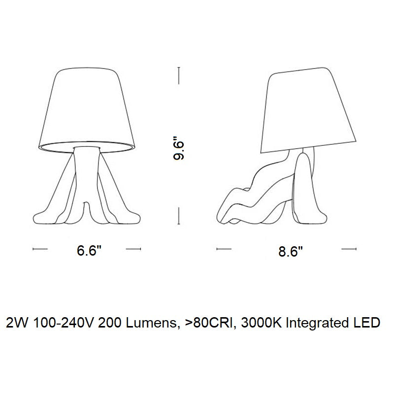 Sweet Brothers LED Portable Table Lamp