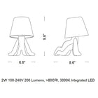 Sweet Brothers LED Portable Table Lamp
