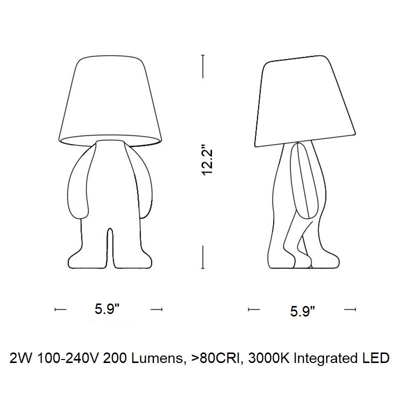 Sweet Brothers LED Portable Table Lamp