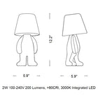 Sweet Brothers LED Portable Table Lamp