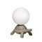 Turtle Carry Outdoor LED Portable Table Lamp  option Dove Grey