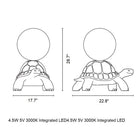 Turtle Carry Outdoor LED Portable Table Lamp