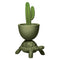 Turtle Carry Indoor/Outdoor Planter/Champagne Cooler  option Deep Green