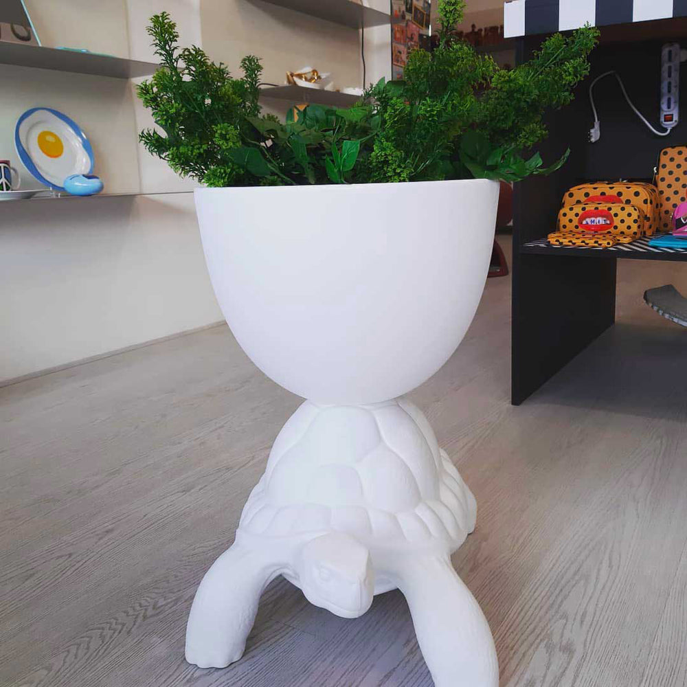 Turtle Carry Indoor/Outdoor Planter/Champagne Cooler