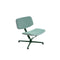 Arba Upholstered Lounge Chair  option Kvadrat Sisu 0805 Green / Dark Green