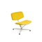 Arba Upholstered Lounge Chair  option Kvadrat Vidar 0443 Yellow / Light Grey