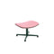 Arba Upholstered Ottoman  option Kvadrat Vidar 0622 Pink / Dark Green