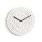 Minos Wall Clock  option Meringue White / Horizon Blue