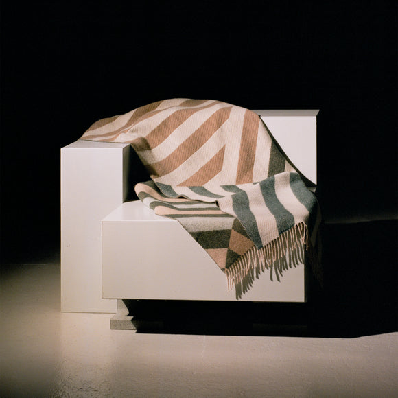 Patch Striped Blanket