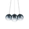 Random Cloud Large Multi Light LED Pendant Light  option Deep Azure Steel