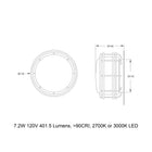 Cape Outdoor LED Flush Mount