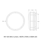 Cape Outdoor LED Flush Mount