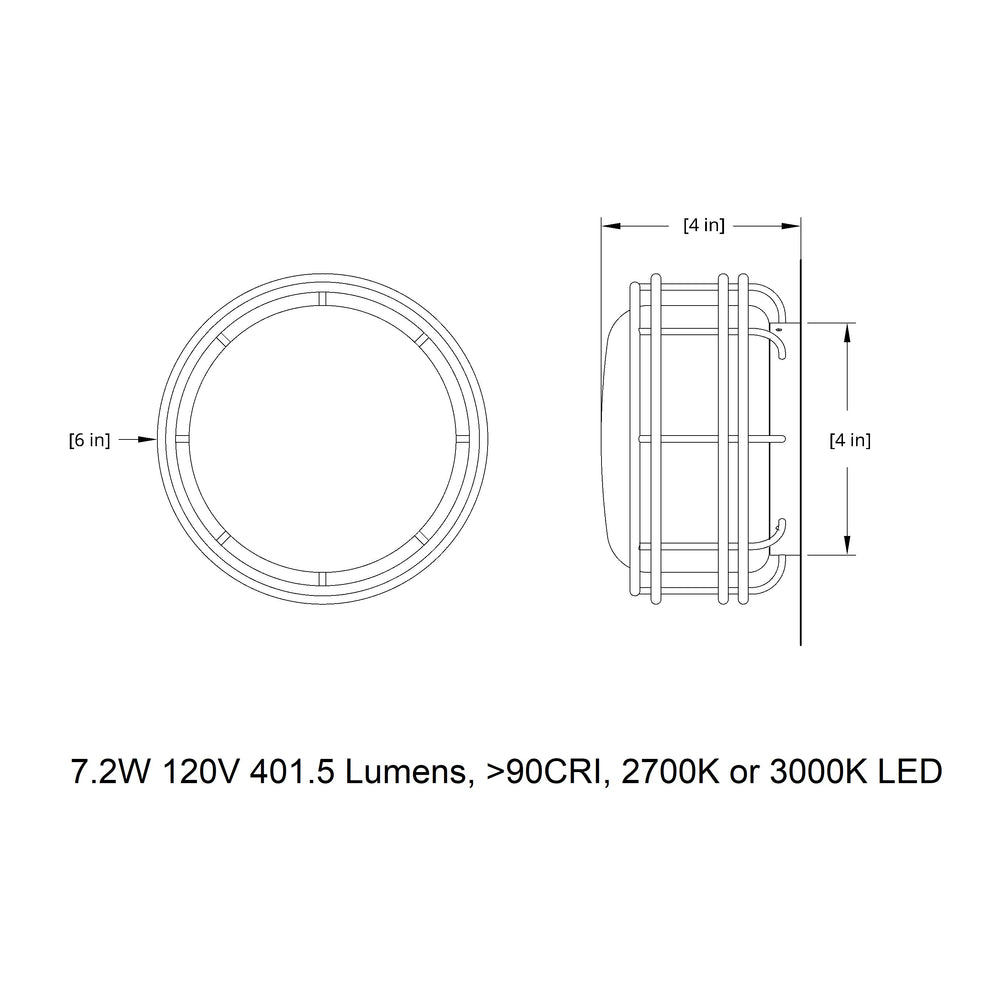 Cape Outdoor LED Wall Sconce