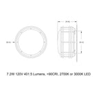 Cape Outdoor LED Wall Sconce