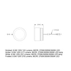 Dimple Corded LED Wall Sconce