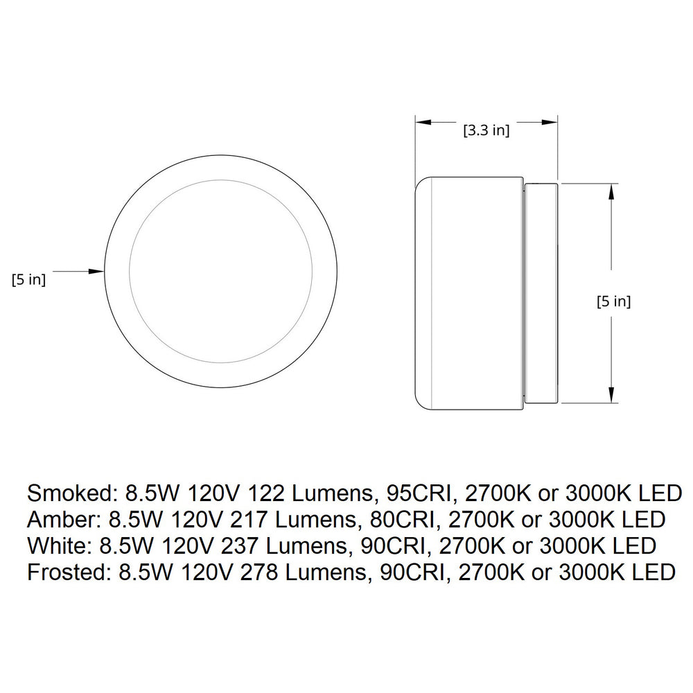 Dimple LED Wall Sconce