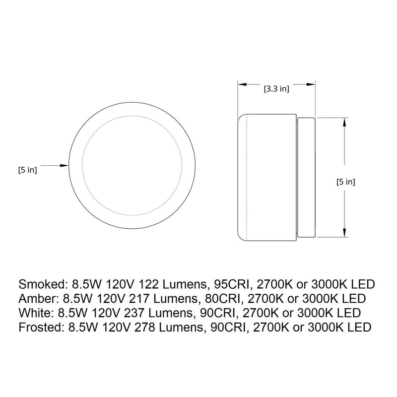 RBW Dimple Outdoor LED Wall Sconce - 2Modern
