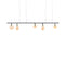 Gala 114-Inch LED Pendant Light  option Asymmetrical Mixed Globes