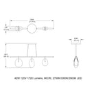 Gala 114-Inch LED Pendant Light