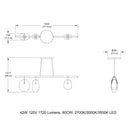Gala 114-Inch LED Pendant Light