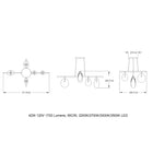 Gala Cross LED Pendant Light