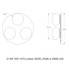 Pastille Cluster Outdoor LED Wall Sconce