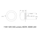 Pastille Disc Corded LED Wall Sconce