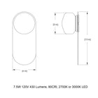 Pastille Wayfind LED Wall Sconce