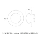 Topo Outdoor LED Wall Sconce
