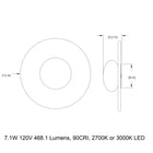 Topo Outdoor LED Wall Sconce
