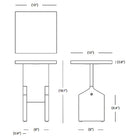 Little Fella Square Side Table
