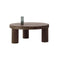 Offset Coffee Table  option Umber
