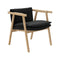 Pick Up Sticks Armchair  option Royal Nubuck Black