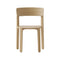 Radio Stackable Chair  option Natural Oak
