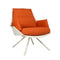 Anou Armchair  option Ivory / Pumpkin