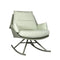 Anou Rocking Armchair  option Mint / Greenish Grey