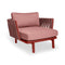 Anthea Easy Outdoor Lounge Chair  option Garnet