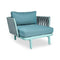 Anthea Easy Outdoor Lounge Chair  option Sky