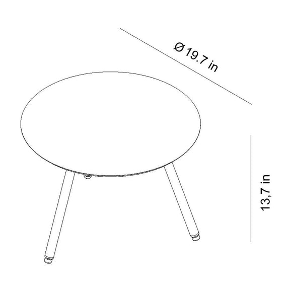 Anthea Outdoor Side Table