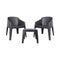 Baku Outdoor 3-Piece Conversation Set  option Anthracite