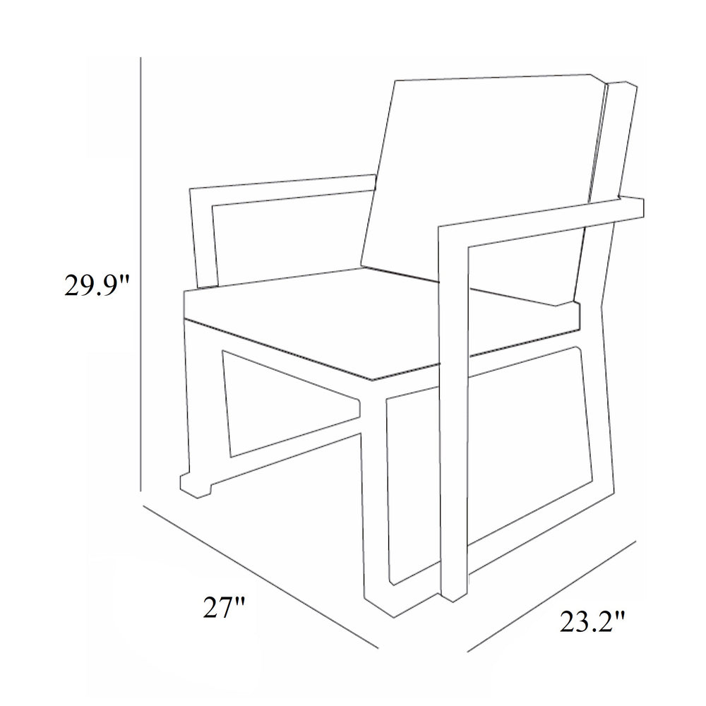 Barcino Stacking Outdoor Armchair
