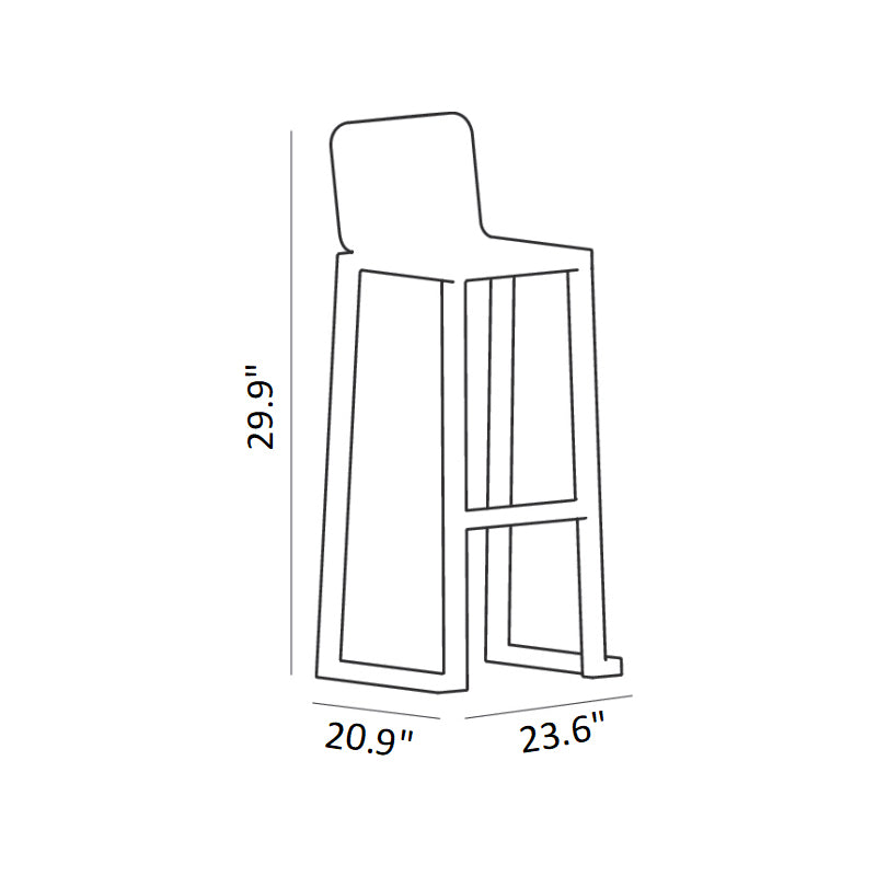 Barcino Outdoor Bar Stool (Set of 4)