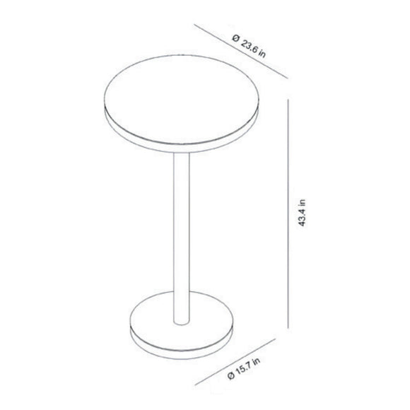Barcino Round Outdoor Dining Table