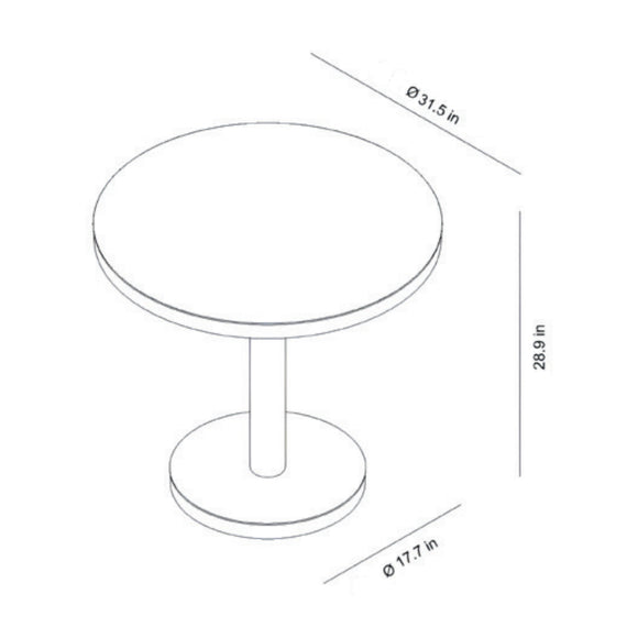 Barcino Round Outdoor Dining Table