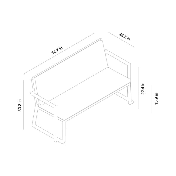Barcino Stacking Outdoor Sofa